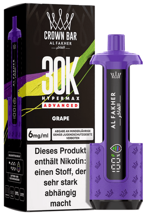 5x Al Fakher Hypermax 30k Advanced - 6mg Nikotingehalt (SET: Basisgerät + 2 Pods) - McVapes