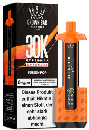 5x Al Fakher Hypermax 30k Advanced - 6mg Nikotingehalt (SET: Basisgerät + 2 Pods) - McVapes