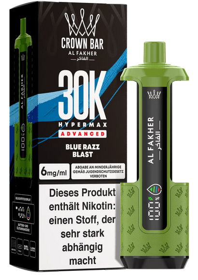 5x Al Fakher Hypermax 30k Advanced - 6mg Nikotingehalt (SET: Basisgerät + 2 Pods) - McVapes