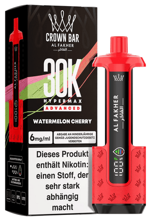 5x Al Fakher Hypermax 30k Advanced - 6mg Nikotingehalt (SET: Basisgerät + 2 Pods) - McVapes