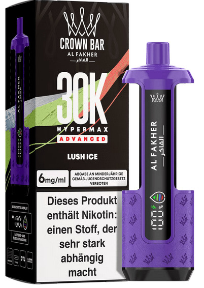 5x Al Fakher Hypermax 30k Advanced - 6mg Nikotingehalt (SET: Basisgerät + 2 Pods) - McVapes