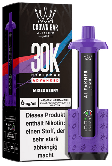 5x Al Fakher Hypermax 30k Advanced - 6mg Nikotingehalt (SET: Basisgerät + 2 Pods) - McVapes