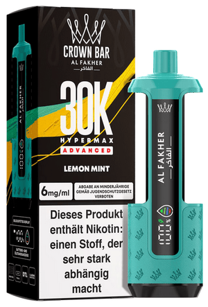 5x Al Fakher Hypermax 30k Advanced - 6mg Nikotingehalt (SET: Basisgerät + 2 Pods) - McVapes