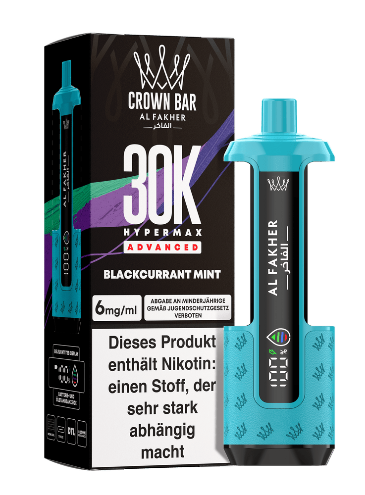 5x Al Fakher Hypermax 30k Advanced - 6mg Nikotingehalt (SET: Basisgerät + 2 Pods) - McVapes