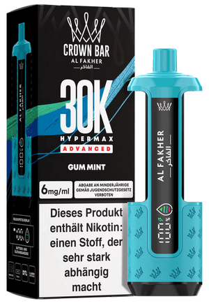 5x Al Fakher Hypermax 30k Advanced - 6mg Nikotingehalt (SET: Basisgerät + 2 Pods) - McVapes