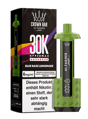 5x Al Fakher Hypermax 30k Advanced - 6mg Nikotingehalt (SET: Basisgerät + 2 Pods) - McVapes