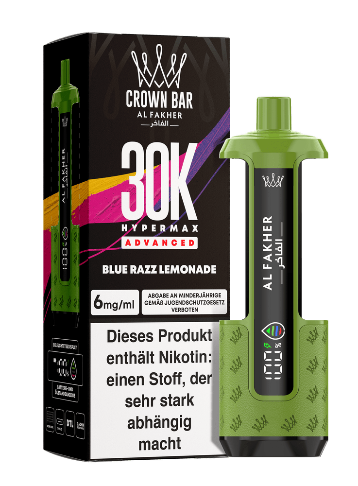 5x Al Fakher Hypermax 30k Advanced - 6mg Nikotingehalt (SET: Basisgerät + 2 Pods) - McVapes
