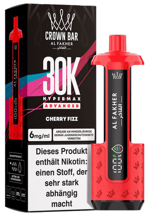 5x Al Fakher Hypermax 30k Advanced - 6mg Nikotingehalt (SET: Basisgerät + 2 Pods) - McVapes