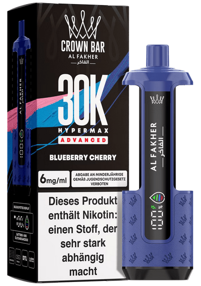 5x Al Fakher Hypermax 30k Advanced - 6mg Nikotingehalt (SET: Basisgerät + 2 Pods) - McVapes