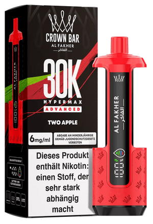 5x Al Fakher Hypermax 30k Advanced - 6mg Nikotingehalt (SET: Basisgerät + 2 Pods) - McVapes