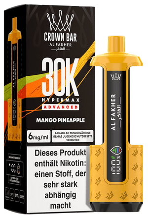 5x Al Fakher Hypermax 30k Advanced - 6mg Nikotingehalt (SET: Basisgerät + 2 Pods) - McVapes