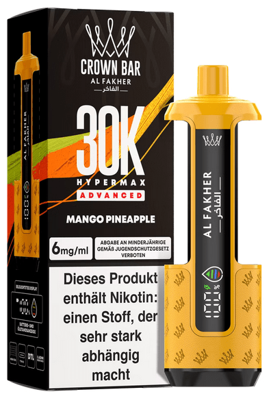5x Al Fakher Hypermax 30k Advanced - 6mg Nikotingehalt (SET: Basisgerät + 2 Pods) - McVapes