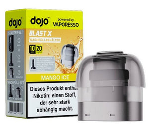 5x Dojo Blast X 10ml Pod - 20mg/ml Nikotingehalt + 5x Leerpod - McVapes