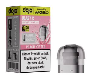 5x Dojo Blast X 10ml Pod - 20mg/ml Nikotingehalt + 5x Leerpod - McVapes