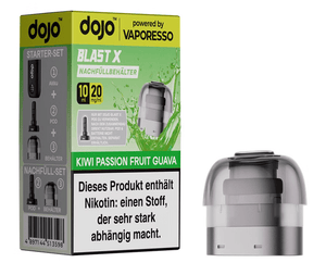 5x Dojo Blast X 10ml Pod - 20mg/ml Nikotingehalt + 5x Leerpod - McVapes