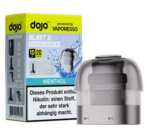 5x Dojo Blast X 10ml Pod - 20mg/ml Nikotingehalt + 5x Leerpod - McVapes