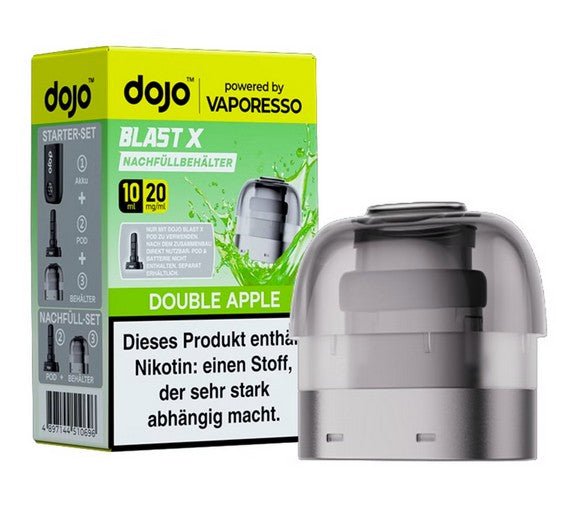 5x Dojo Blast X 10ml Pod - 20mg/ml Nikotingehalt + 5x Leerpod - McVapes