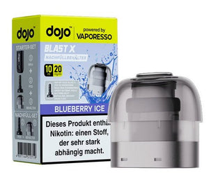 5x Dojo Blast X 10ml Pod - 20mg/ml Nikotingehalt + 5x Leerpod - McVapes