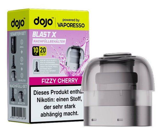 5x Dojo Blast X 10ml Pod - 20mg/ml Nikotingehalt + 5x Leerpod - McVapes