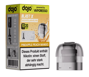 5x Dojo Blast X 10ml Pod - 20mg/ml Nikotingehalt + 5x Leerpod - McVapes