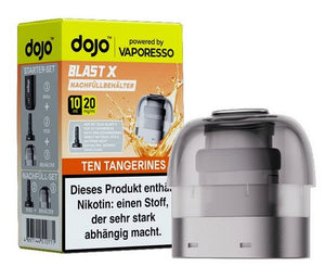 5x Dojo Blast X 10ml Pod - 20mg/ml Nikotingehalt + 5x Leerpod - McVapes