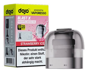 5x Dojo Blast X 10ml Pod - 20mg/ml Nikotingehalt + 5x Leerpod - McVapes