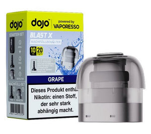 5x Dojo Blast X 10ml Pod - 20mg/ml Nikotingehalt + 5x Leerpod - McVapes