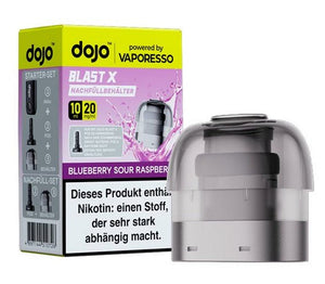 5x Dojo Blast X 10ml Pod - 20mg/ml Nikotingehalt + 5x Leerpod - McVapes