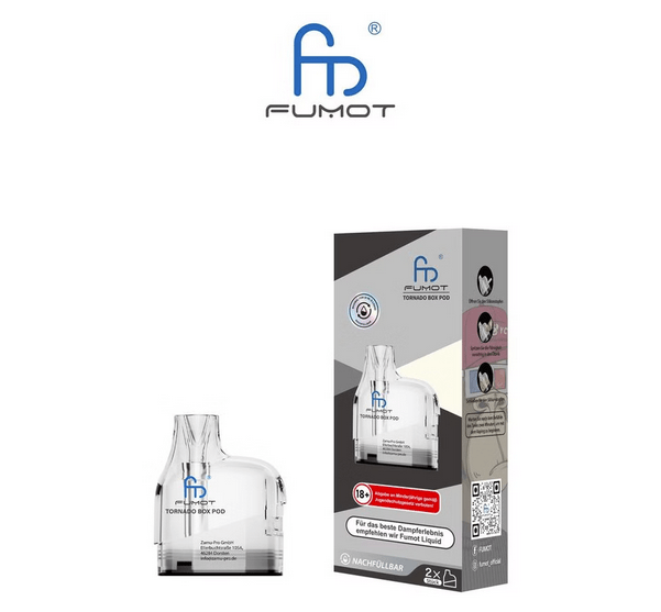 5x Fumot Tornado Box Refillable Pod (2er Pack) - McVapes