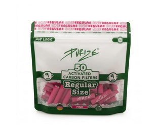 8x Purize Aktivkohlefilter Regular - Size 9 mm - 50 Stück - McVapes
