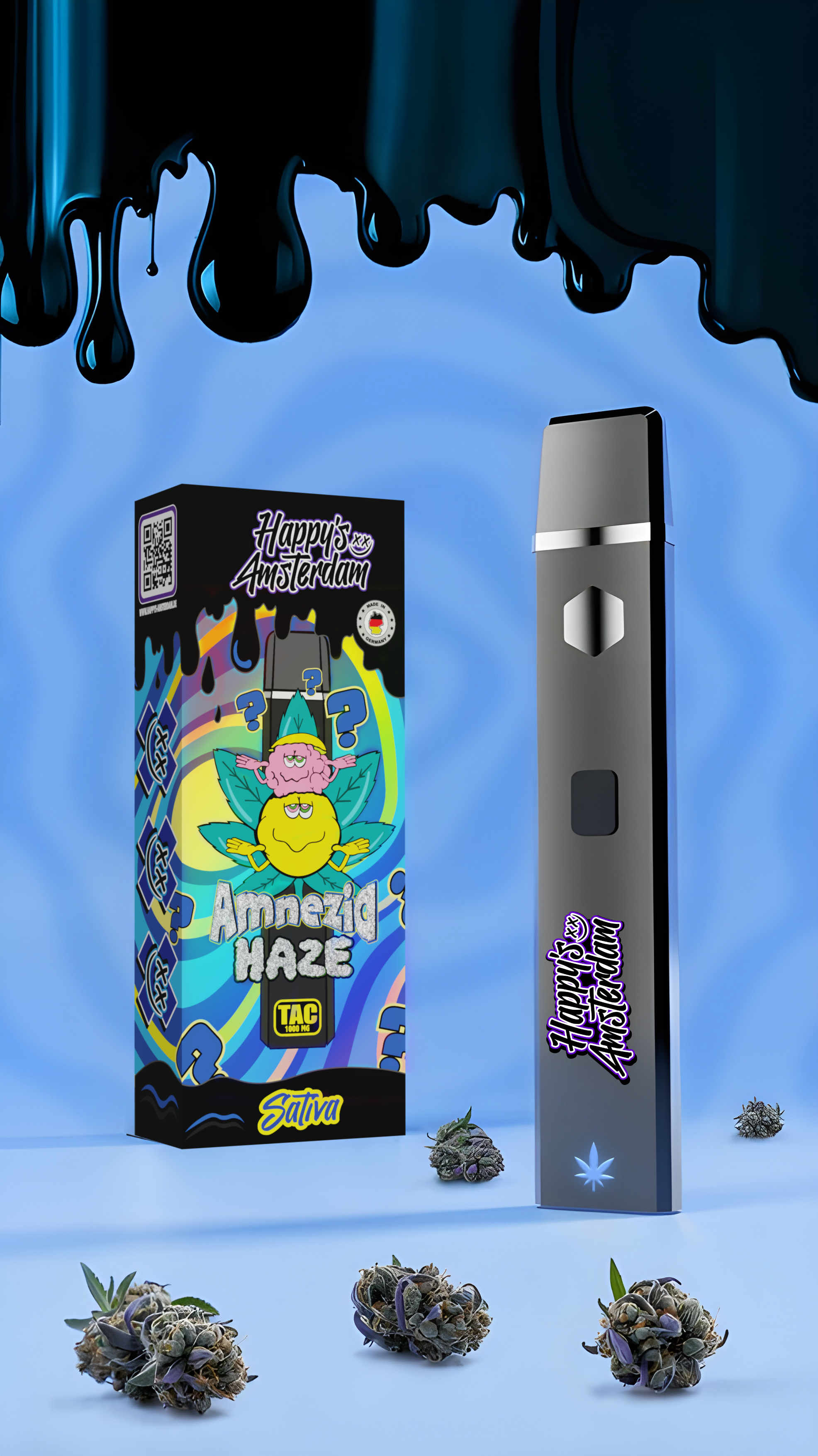 10x Happy's Amsterdam - TAC Einweg Vape
