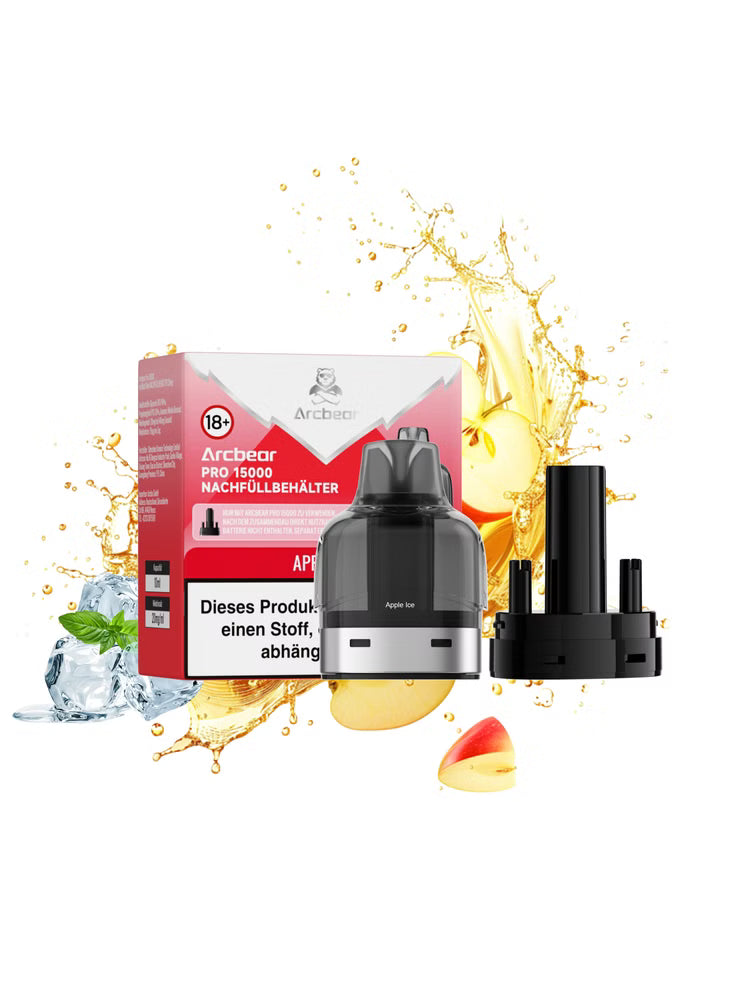 5+5 (0+10ml) Arcbear Pro 15000 Nachfüll-Set - 20 mg/ml Nikotingehalt + Leer Pod