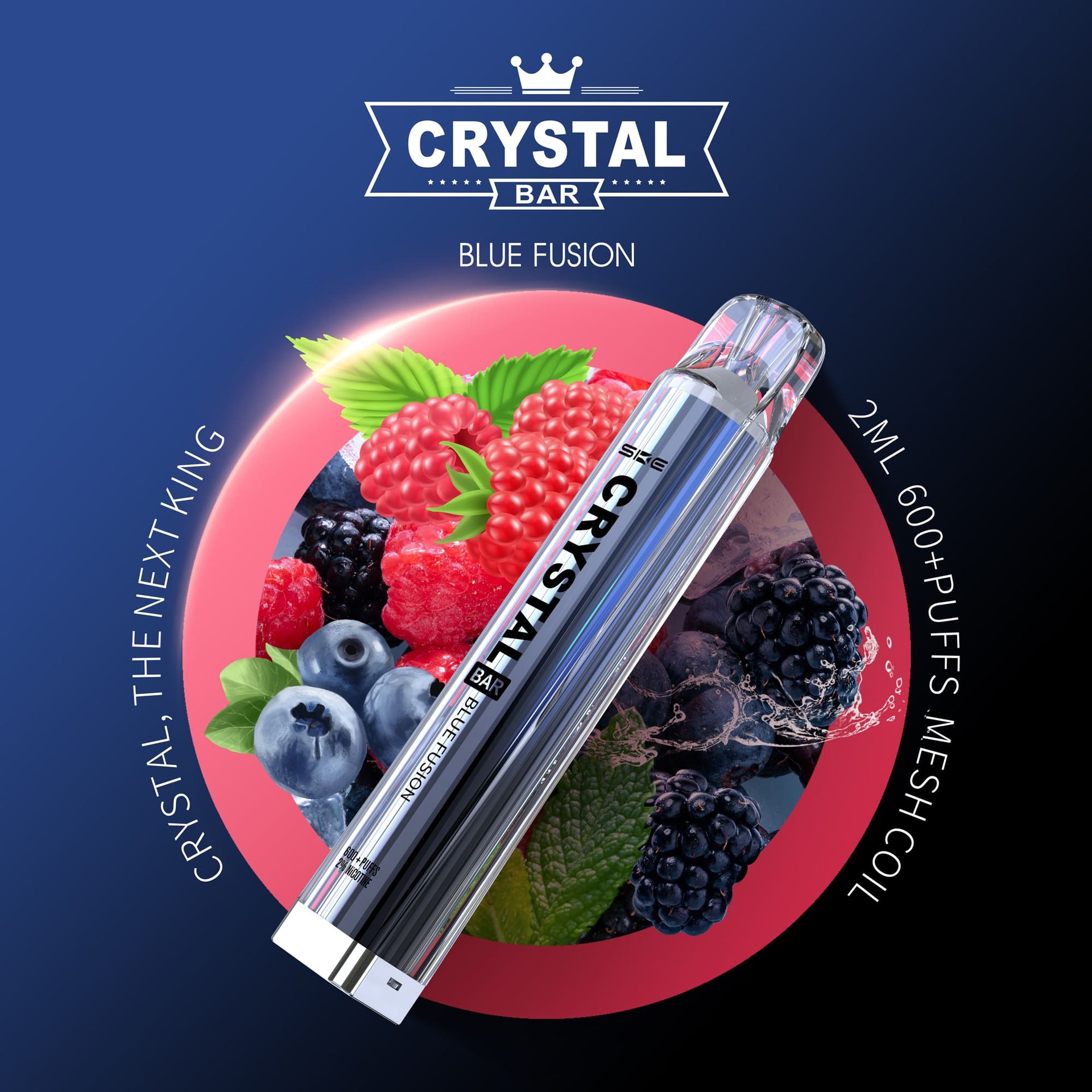 SKE Crystal Bar 600 - 2% Nikotin / 10 Stück