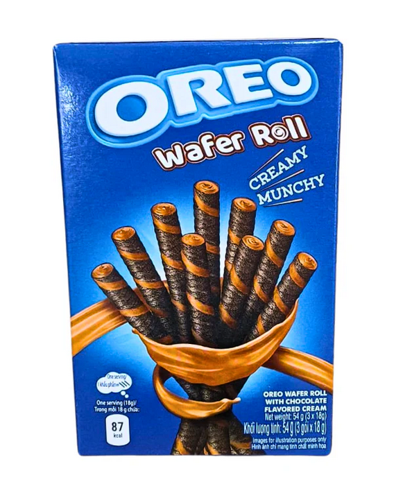20x Oreo Wafer Roll Chocolate 54g 03/26