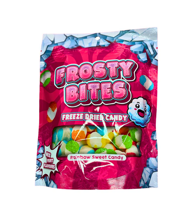 24x Frosty Bites Rainbow Sweets Candy 50g
