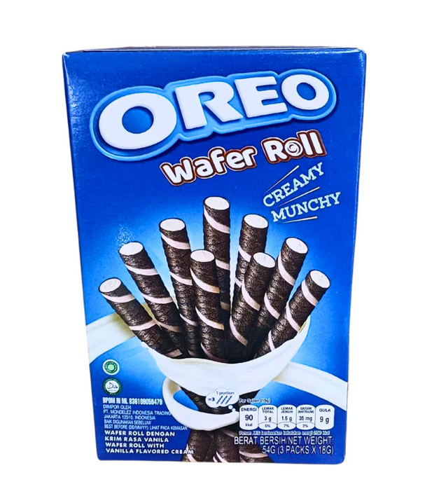 20x  Oreo Wafer Roll Vanilla 54g 03/26