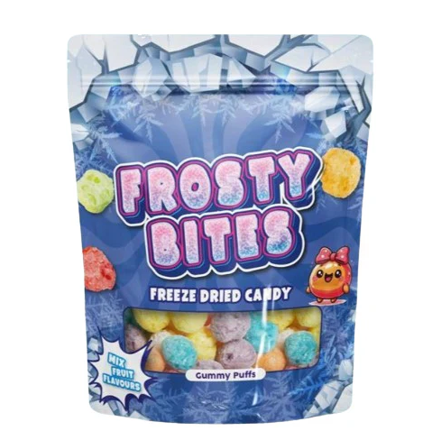 24x Frosty Bites Gummy Puffs 50g mhd 2026