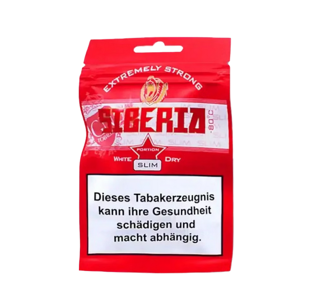 10x Siberia Red Softpack Slim - Extremely Strong White Dry