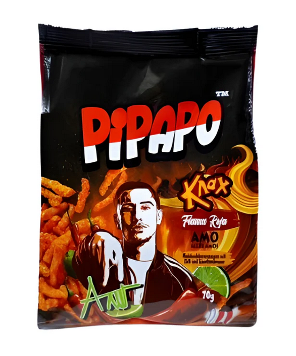 24x Pipapo Knax Chips Flama Reja - Amo Aller Amos Edition 70g