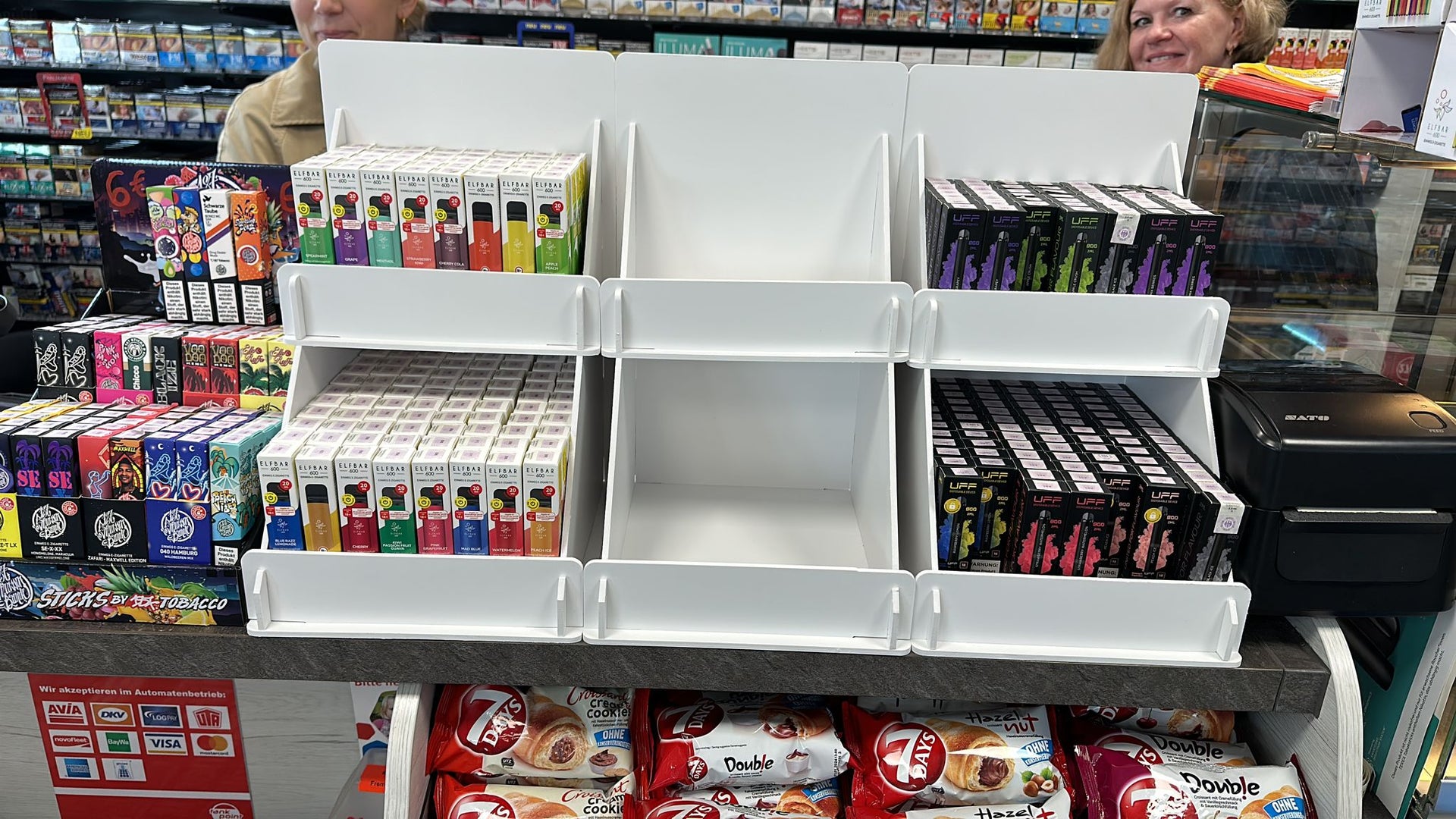 Aufsteller - mit Aufkleber möglich