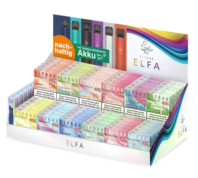 ELFBAR ELFA Leer-Display (für 60 Pods & 9 Akkuträger)