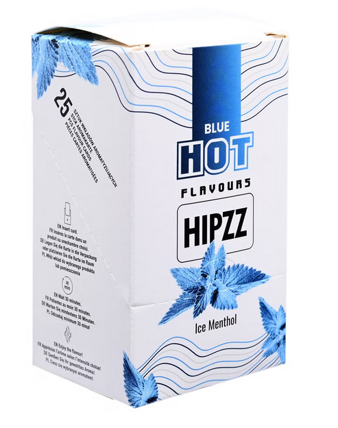 25x Hipzz for Heets Aroma Karte Ice Menthol