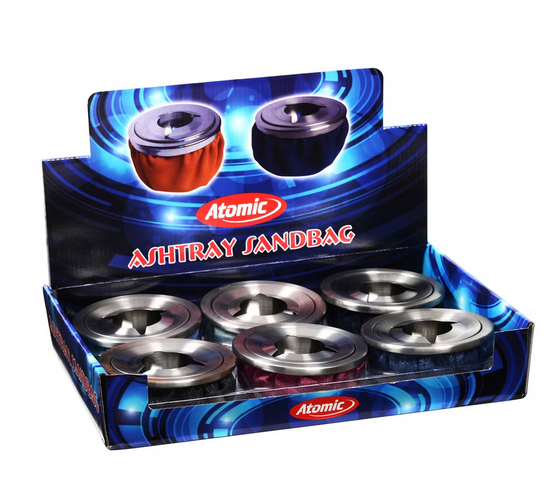 6x Atomic Aschenbecher Sandbag