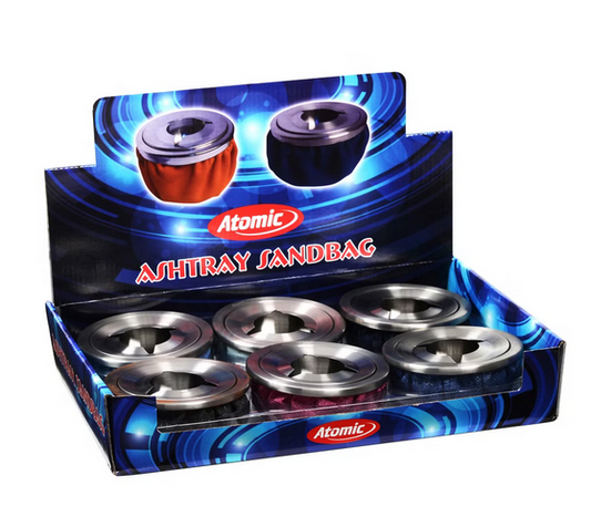 6x Atomic Aschenbecher Sandbag