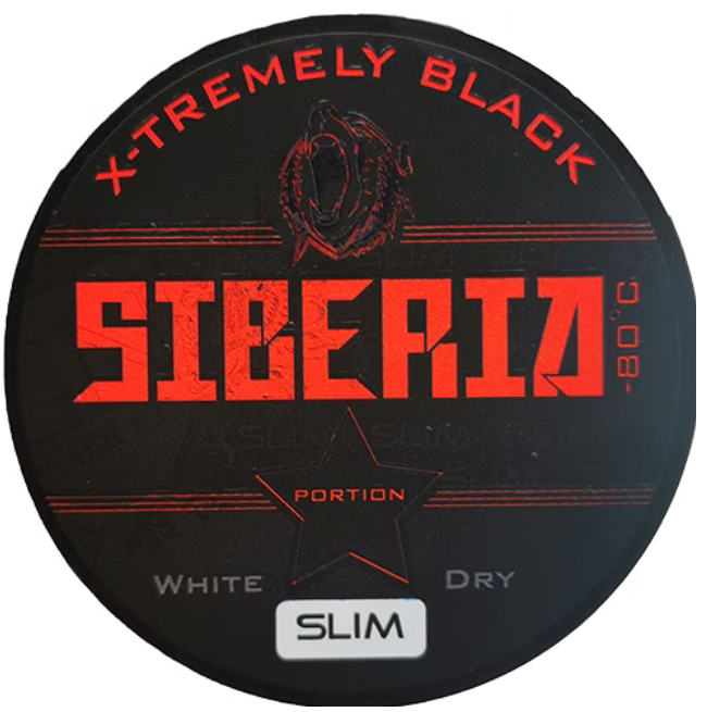 10x SIBERIA Black Slim - X-tremly Strong White Dry