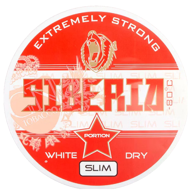 10x SIBERIA Red Slim - Extremely Strong White Dry