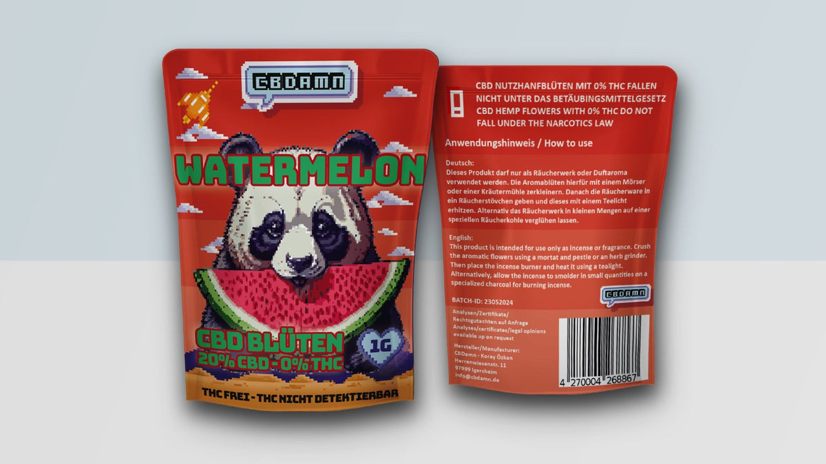 CBDamn - CBD Blüten (1 g Tüte) - 10 Stück - McVapes