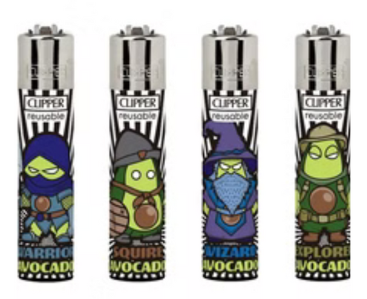 48x Clipper Reibrad Avocado nachfüllbar