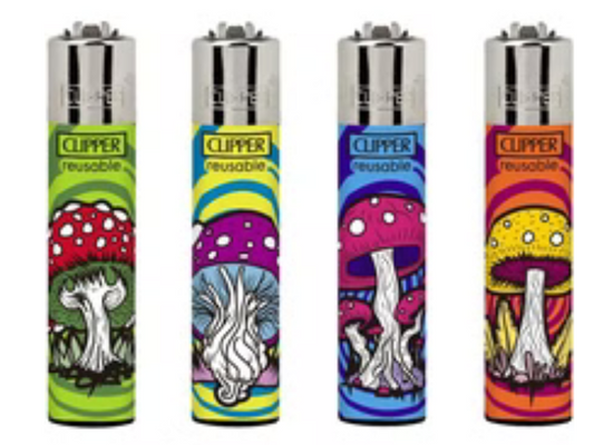 48x Clipper Reibrad Pilze nachfüllbar