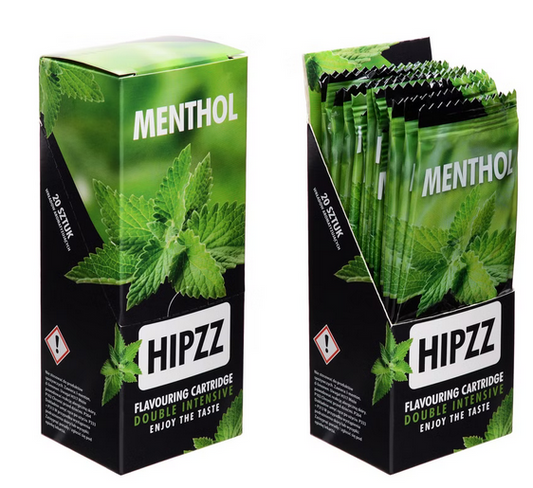 20x Hipzz Aroma Karte Menthol